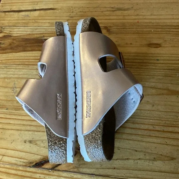 Birkenstock Kids Sandals - Metallic Pink - Picture 3 of 5